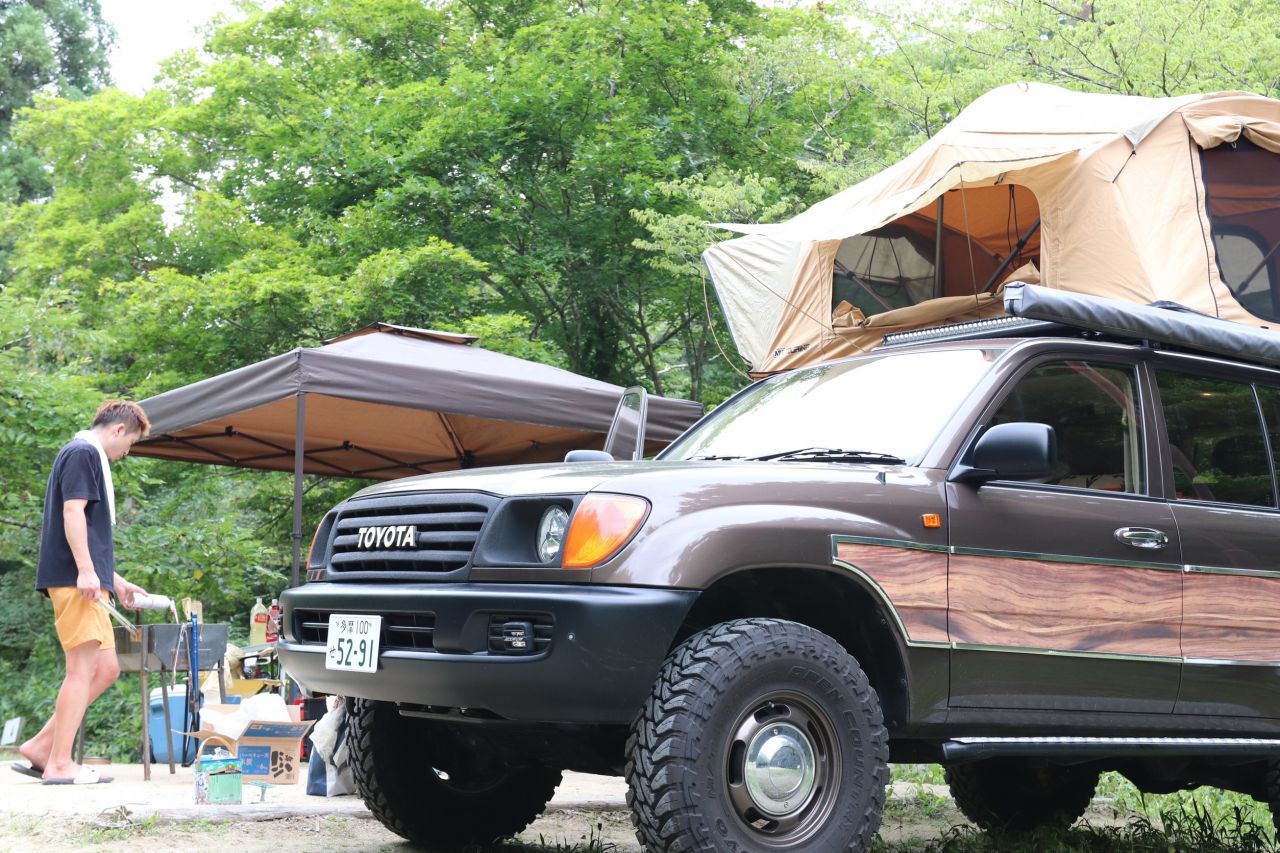 flexdream デモカー‘‘ウッディークルーザー‘‘でお手軽キャンプに行ってきました⛺🚙💨　